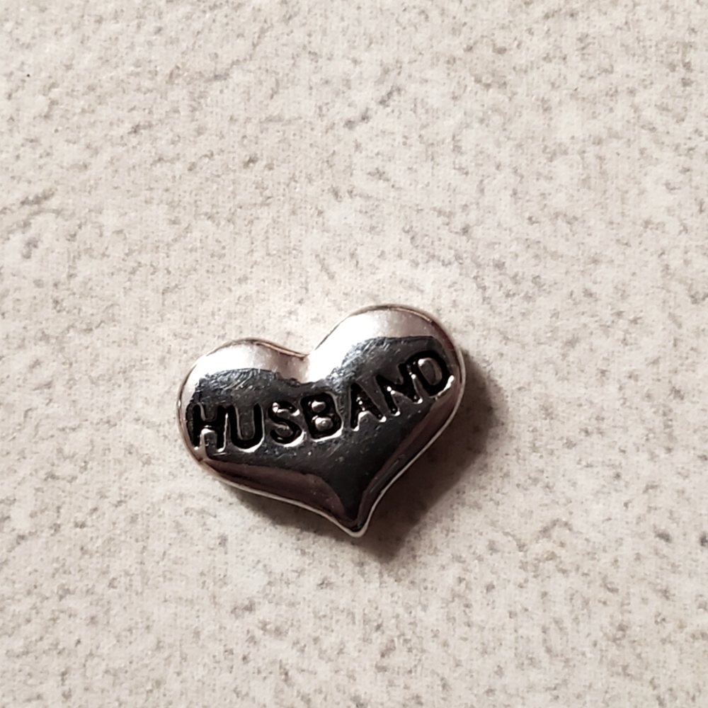 Origami Owl Husband Heart Charm